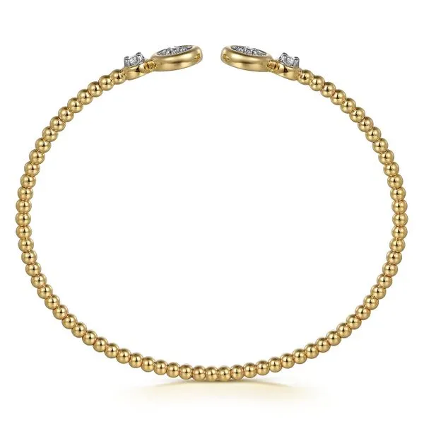 Gabriel & Co. Two Tone Diamond Bujukan Bangle Image 3 Meigs Jewelry Tahlequah, OK