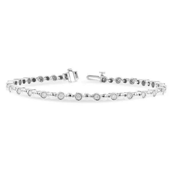 White Gold Diamond Bracelet Meigs Jewelry Tahlequah, OK