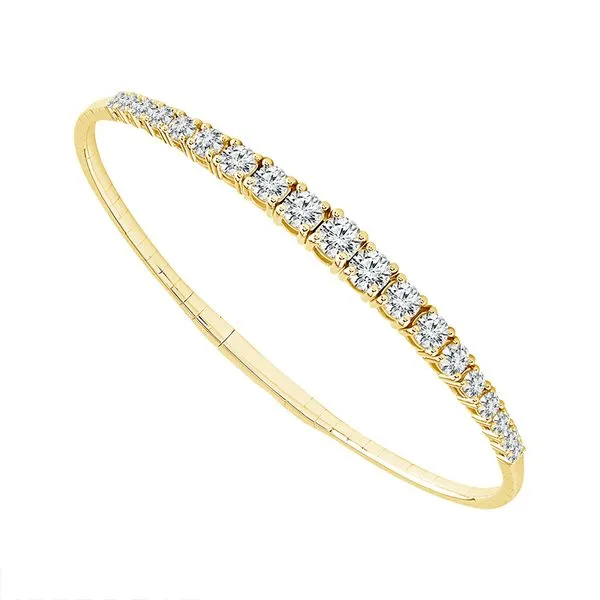 White Gold DIamond Flex Bangle Meigs Jewelry Tahlequah, OK