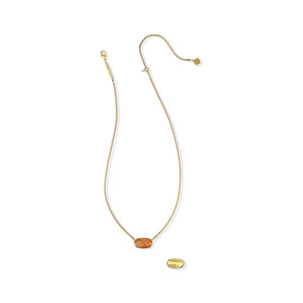 YGP ORANGE BANDED AGATE ELISA NECKLACE Meigs Jewelry Tahlequah, OK