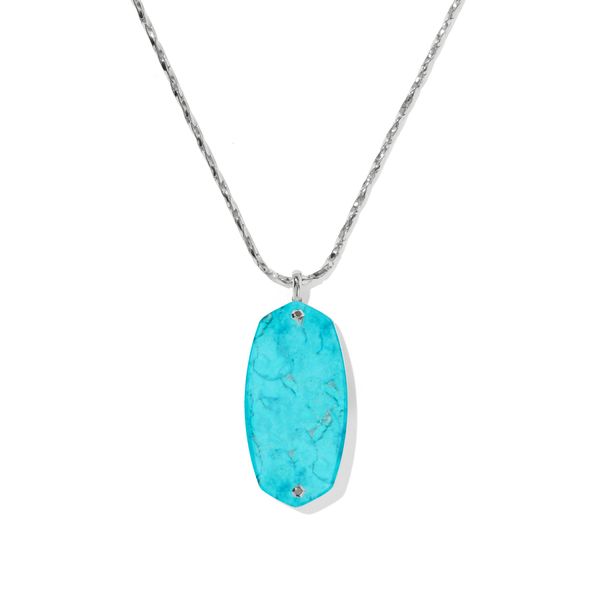 RHOD VARIEGATED TURQUOISE MAGNESITE NECKLACE Meigs Jewelry Tahlequah, OK