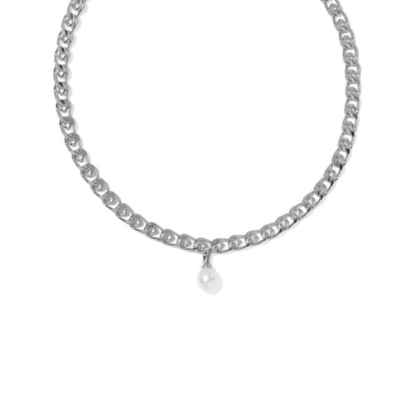 RHOD FRESHWATER CULTURED PEARL OAKLAND CHAIN NECKLACE Meigs Jewelry Tahlequah, OK