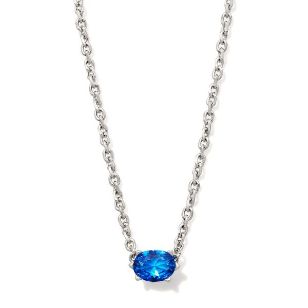 RHOD BLUE VIOLET CRYSTAL CAILIN NECKLACE Meigs Jewelry Tahlequah, OK