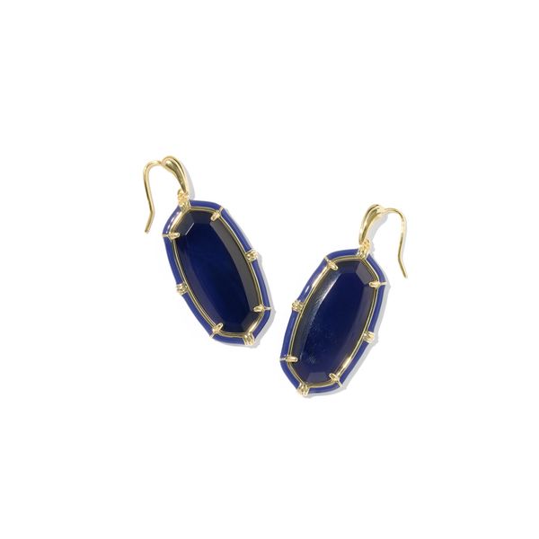 YGP NAVY MOP ENAMEL ELLE DROP EARRINGS Meigs Jewelry Tahlequah, OK