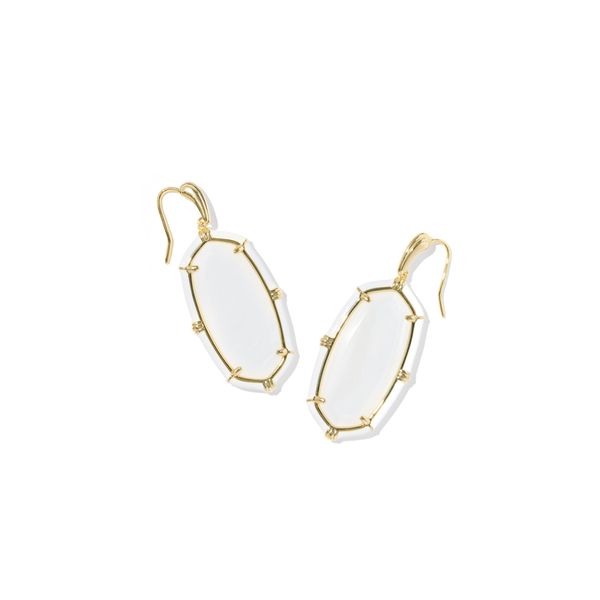 YGP WHITE MOP ENAMEL DROP EARRINGS Meigs Jewelry Tahlequah, OK