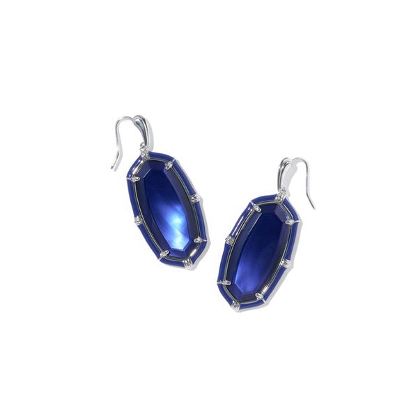 RHOD NAVY MOP ENAMEL ELLE DROP EARRINGS Meigs Jewelry Tahlequah, OK
