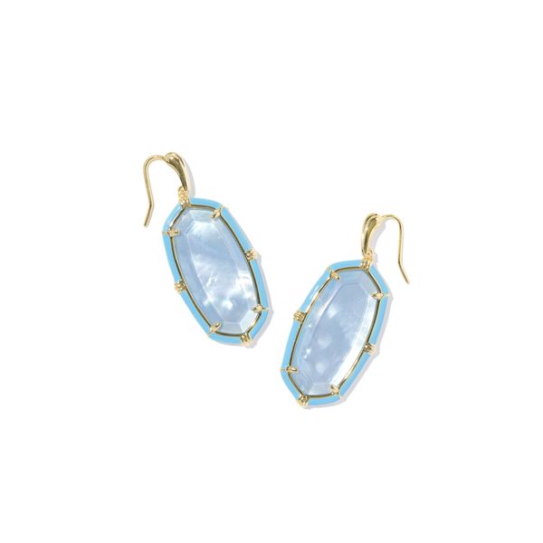 YGP PERIWINKLE ILLUSION ENAMEL ELLE DROP EARRINGS Meigs Jewelry Tahlequah, OK
