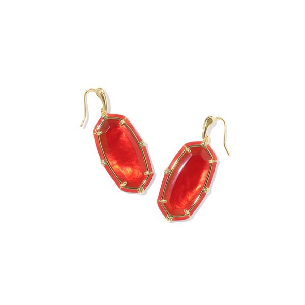 YGP RED ILLUSION ENAMEL ELLE DROP EARRINGS Meigs Jewelry Tahlequah, OK