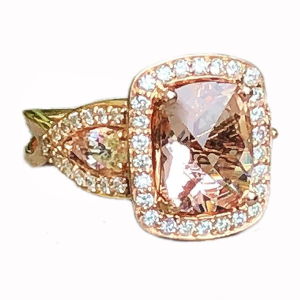 Moganite & Diamond Custom Ring Meigs Jewelry Tahlequah, OK