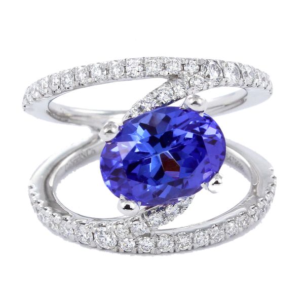 Tanzanite & Diamond Custom Ring Meigs Jewelry Tahlequah, OK