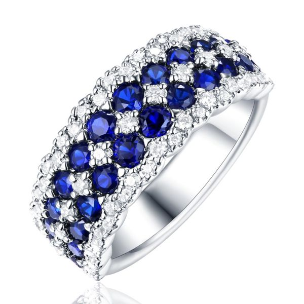 Sapphire & Diamond Fashion Band Meigs Jewelry Tahlequah, OK