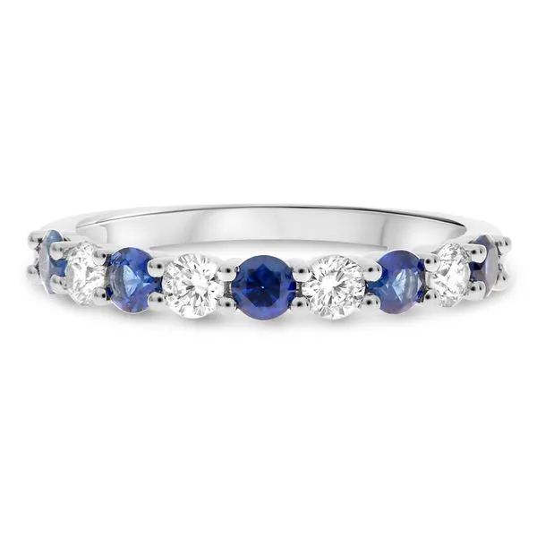 Sapphire & Diamond Band Meigs Jewelry Tahlequah, OK