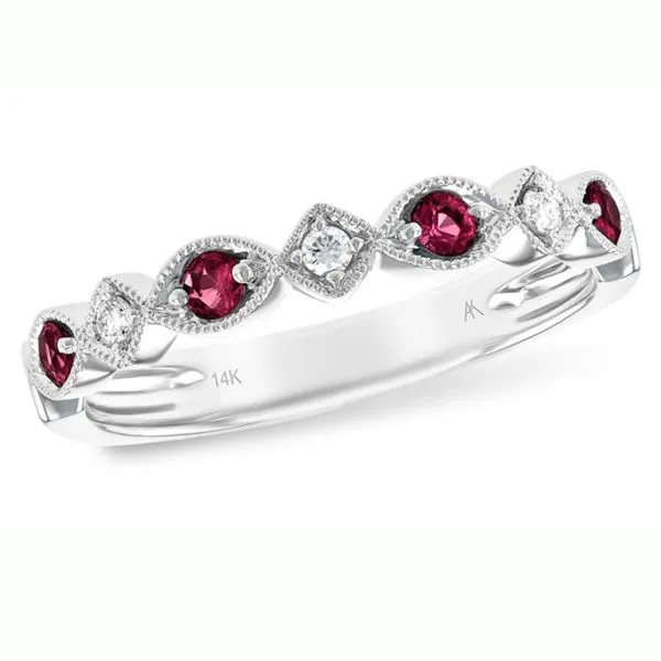 Ruby & Diamond Band Meigs Jewelry Tahlequah, OK