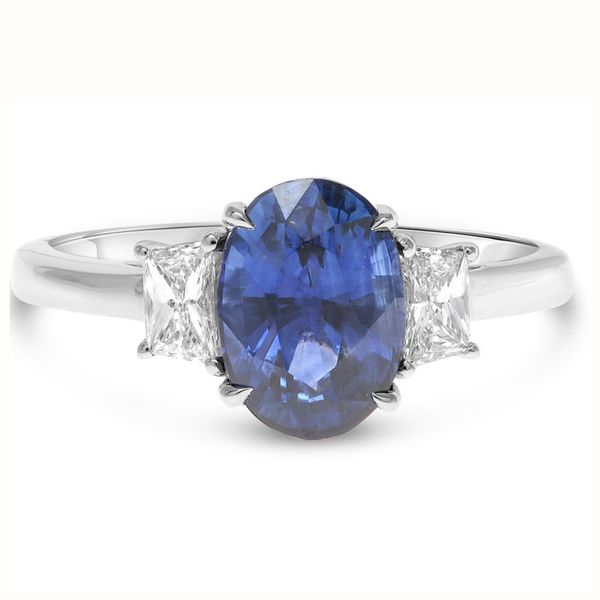 Oval Sapphire & Diamond Fashion Ring Meigs Jewelry Tahlequah, OK