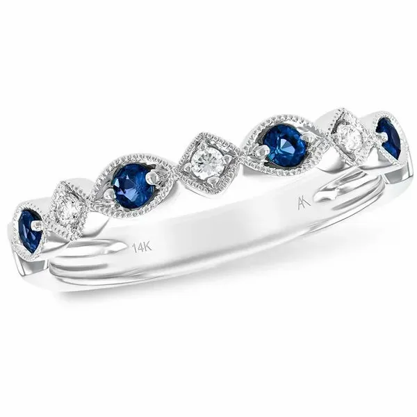 Sapphire & Diamond Band Meigs Jewelry Tahlequah, OK