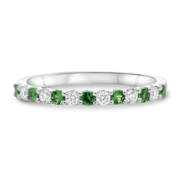 Emerald & Diamond Band Meigs Jewelry Tahlequah, OK