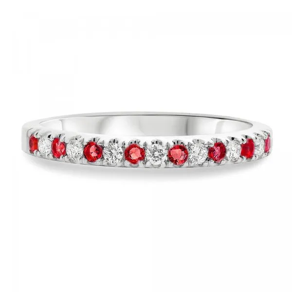 Ruby & Diamond Band Meigs Jewelry Tahlequah, OK
