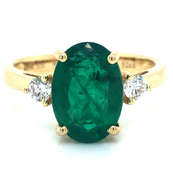 Emerald & Diamond Ring Meigs Jewelry Tahlequah, OK