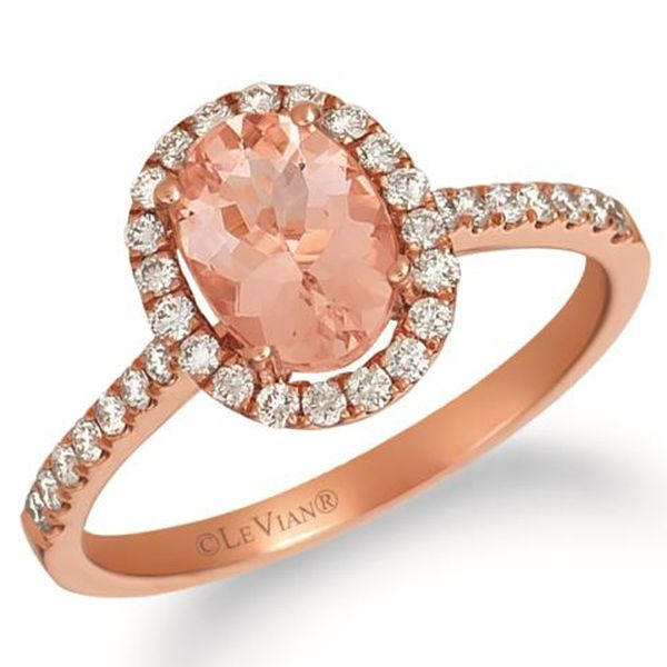 Le Vian Rose Gold Morganite Ring Meigs Jewelry Tahlequah, OK