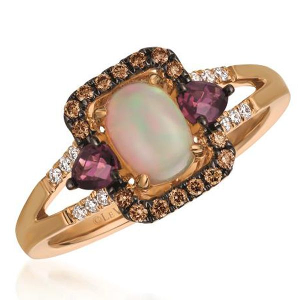 Le Vian Opal, Rhodolite & Diamond Ring Meigs Jewelry Tahlequah, OK