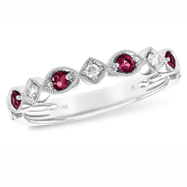 Ruby & Diamond Band Meigs Jewelry Tahlequah, OK