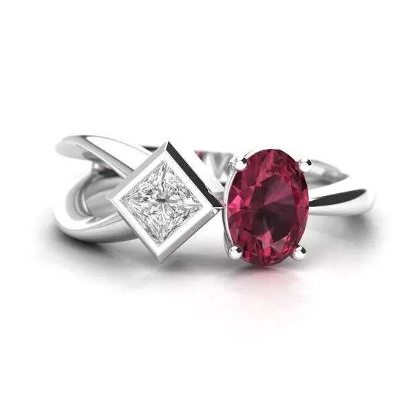 Toi et Moi White Gold Ring Meigs Jewelry Tahlequah, OK