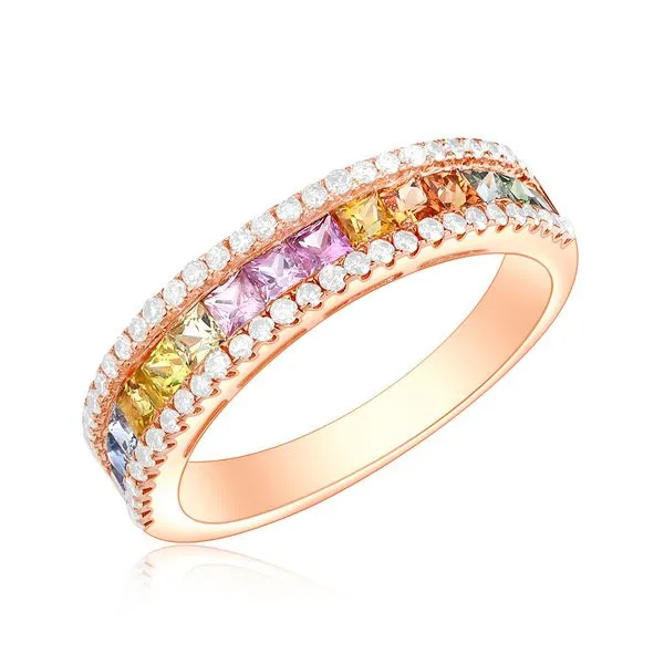 Yellow Gold Multi Gemstone Ring Meigs Jewelry Tahlequah, OK