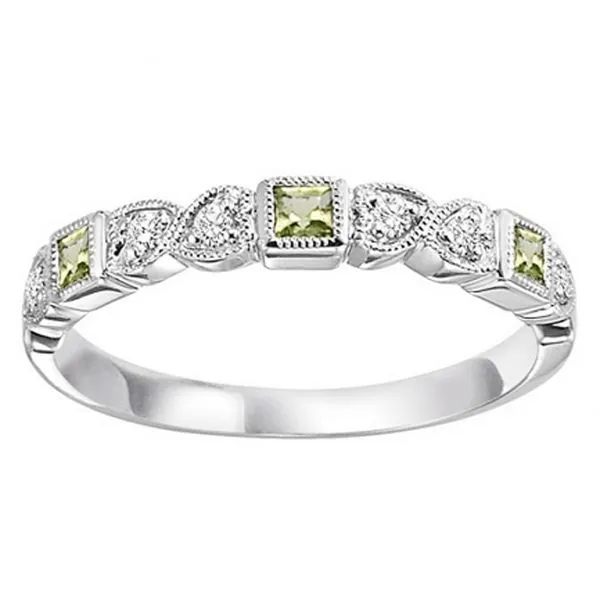 Peridot & Diamond Stackable Band Meigs Jewelry Tahlequah, OK