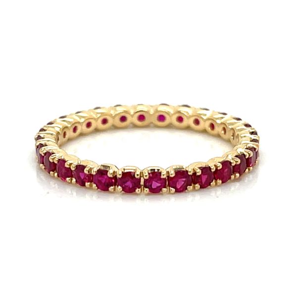 18KY Ruby Eternity Band Meigs Jewelry Tahlequah, OK
