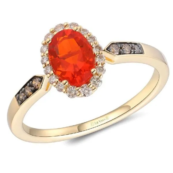 Le Vian Neon Tangerine Fire Opal Fashion Ring in 14K Yellow Gold Meigs Jewelry Tahlequah, OK