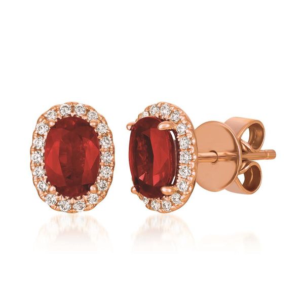 Le Vian Ruby & Diamond Stud Earrings Meigs Jewelry Tahlequah, OK