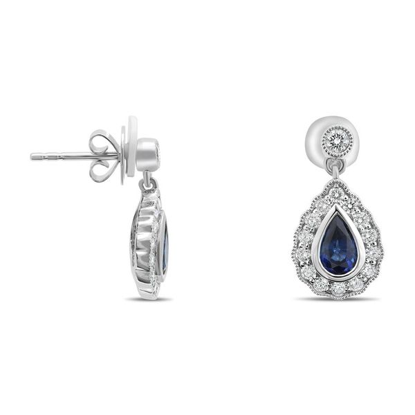 Sapphire & Diamond Earrings Meigs Jewelry Tahlequah, OK