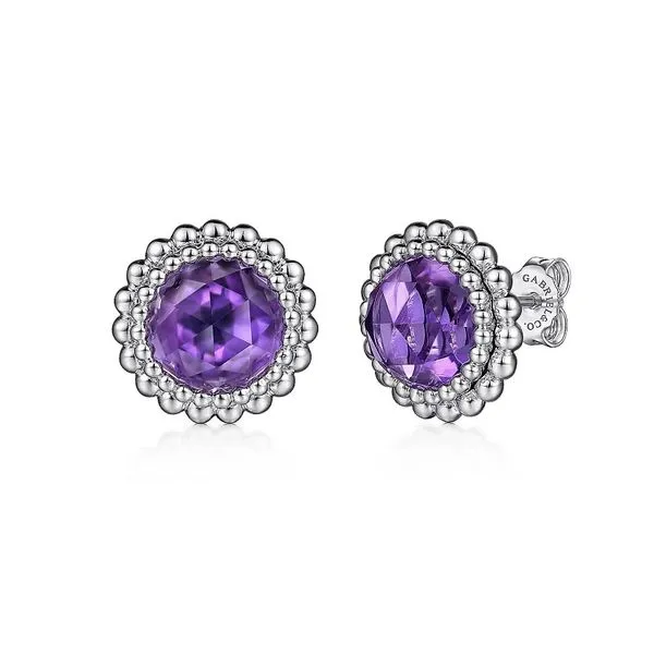 Gabriel & Co. Sterling Silver Amethyst Earrings Meigs Jewelry Tahlequah, OK