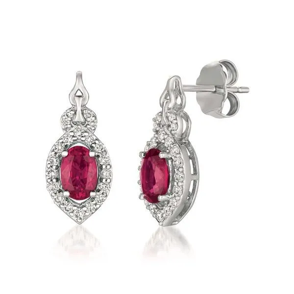 Le Vian Ruby & Diamond Earrings Meigs Jewelry Tahlequah, OK