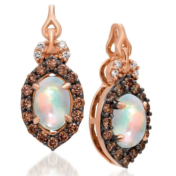 Le Vian Neopolitan Opal & Chocolate Diamond Earrings Meigs Jewelry Tahlequah, OK