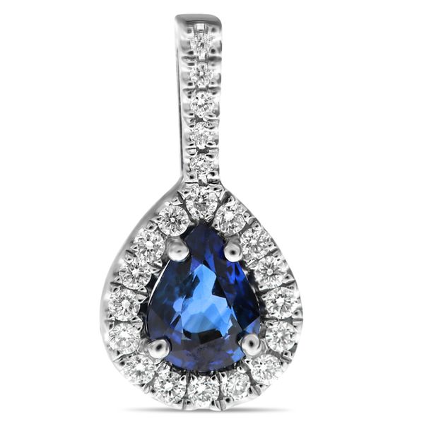 Sapphire & Diamond Pendant Meigs Jewelry Tahlequah, OK