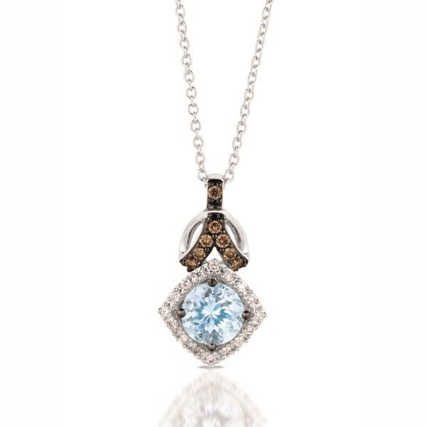 Le Vian Aqua & Diamond Necklace Meigs Jewelry Tahlequah, OK
