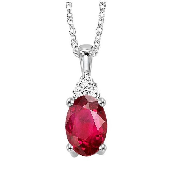 Ruby & Diamond Necklace Meigs Jewelry Tahlequah, OK