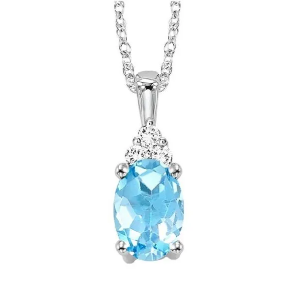 10KW .50CT Blue Topaz Necklace Meigs Jewelry Tahlequah, OK