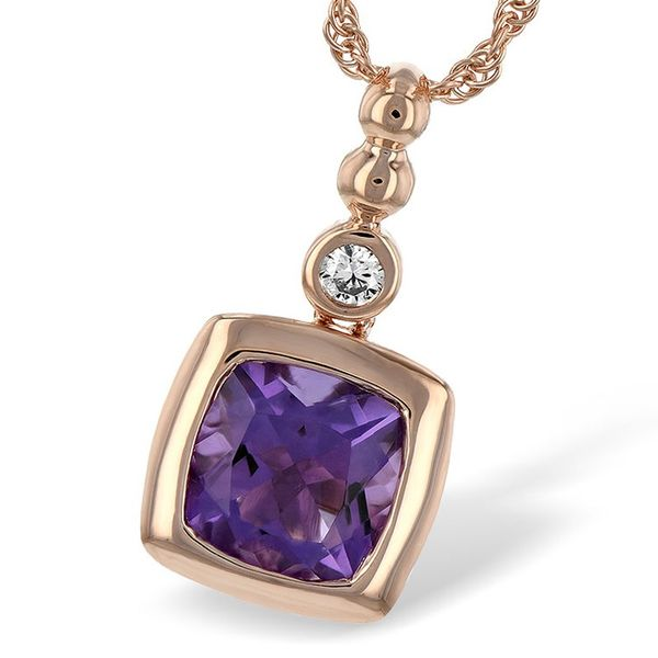 Amethyst & Diamond Necklace Meigs Jewelry Tahlequah, OK