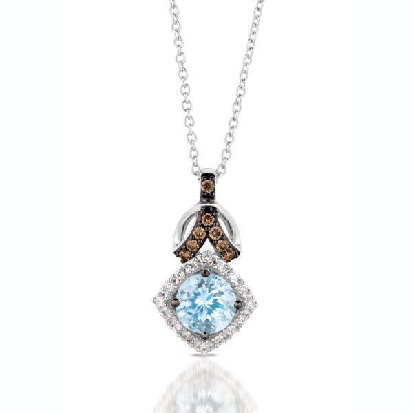 Le Vian Aqua & Diamond Necklace Meigs Jewelry Tahlequah, OK