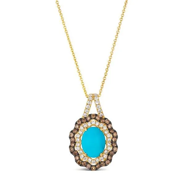 Le Vian Turquoise & Diamond Necklace Meigs Jewelry Tahlequah, OK