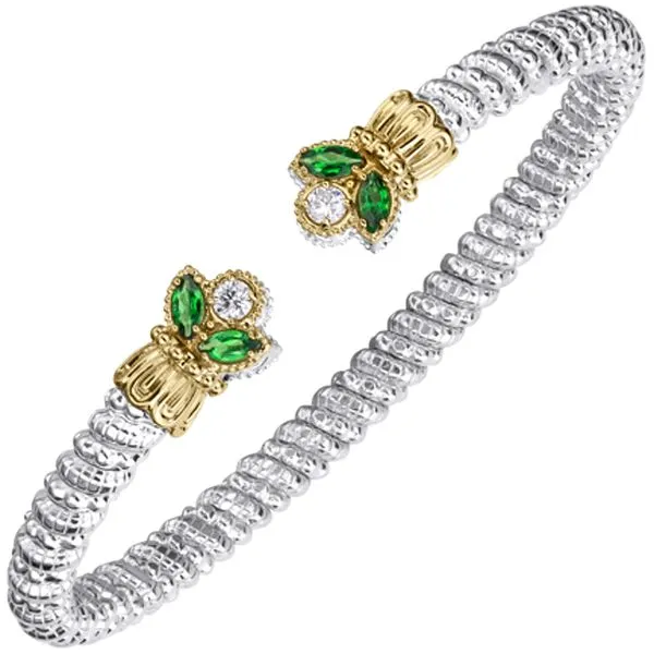 Vahan 4mm Tsavorite & Diamond Bracelet Meigs Jewelry Tahlequah, OK
