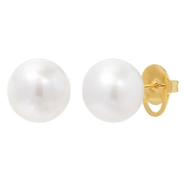 14kt Yellow Gold Pearl Studs Meigs Jewelry Tahlequah, OK