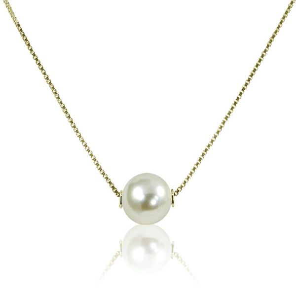 Solitaire Akoya Pearl Necklace Meigs Jewelry Tahlequah, OK