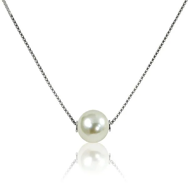 Solitaire Akoya Pearl Necklace Meigs Jewelry Tahlequah, OK