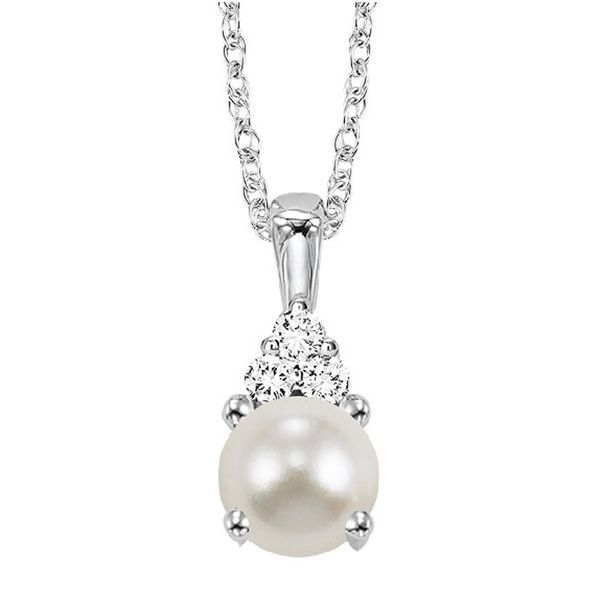 Pearl & Diamond Necklace Meigs Jewelry Tahlequah, OK