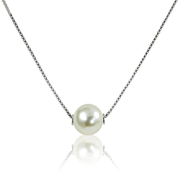 Pearl Solitaire Necklace Meigs Jewelry Tahlequah, OK