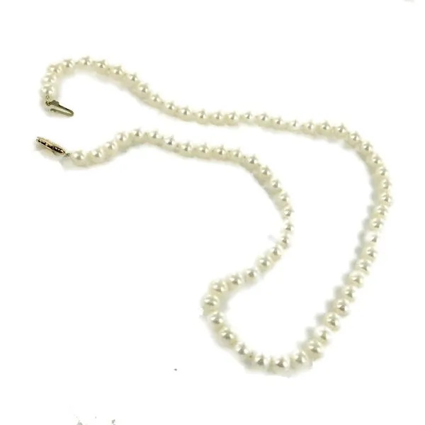 14K Yellow Gold Freshwater Pearl Necklace Meigs Jewelry Tahlequah, OK