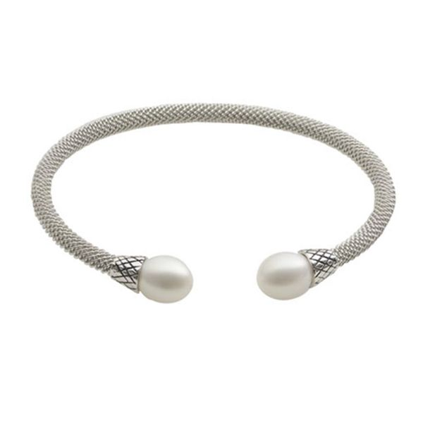 SS Pearl Cuff Bracelet Meigs Jewelry Tahlequah, OK